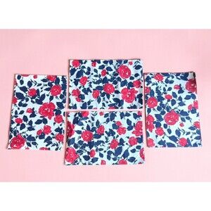 Kate Spade New York Placemats Set of 4 Floral Rose Thick Romantic Cottage